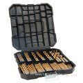 230PC Titanium Coated Drill Bit Set